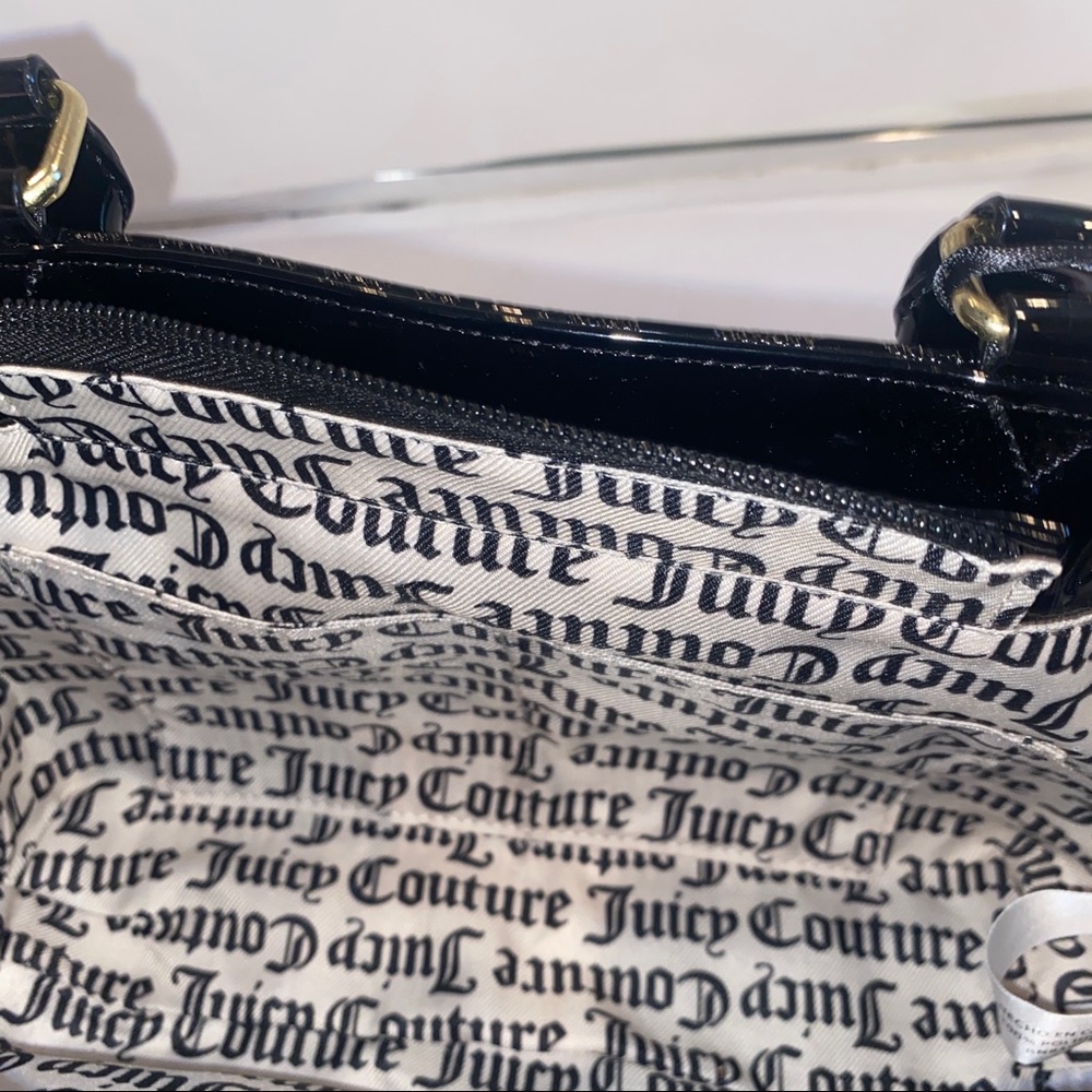 Juicy Couture Woman Faux Leather Satchel Hand Bag Purse Crossbody Deboss NWT - Picture 6 of 9